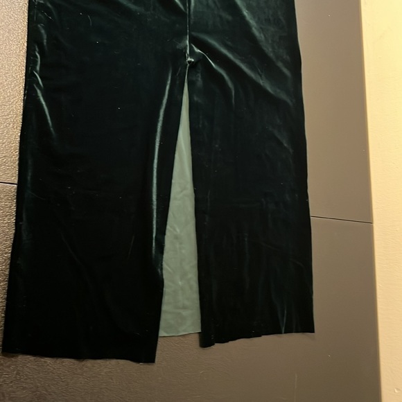 Dollar Vintage Dark Green Velvet Spaghetti Strap Dress SZ Medium - Picture 3 of 8